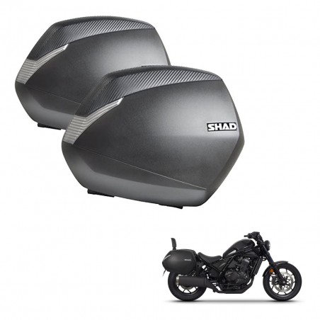 SHAD SH36 suitcases + 3P hardware KIT-434786