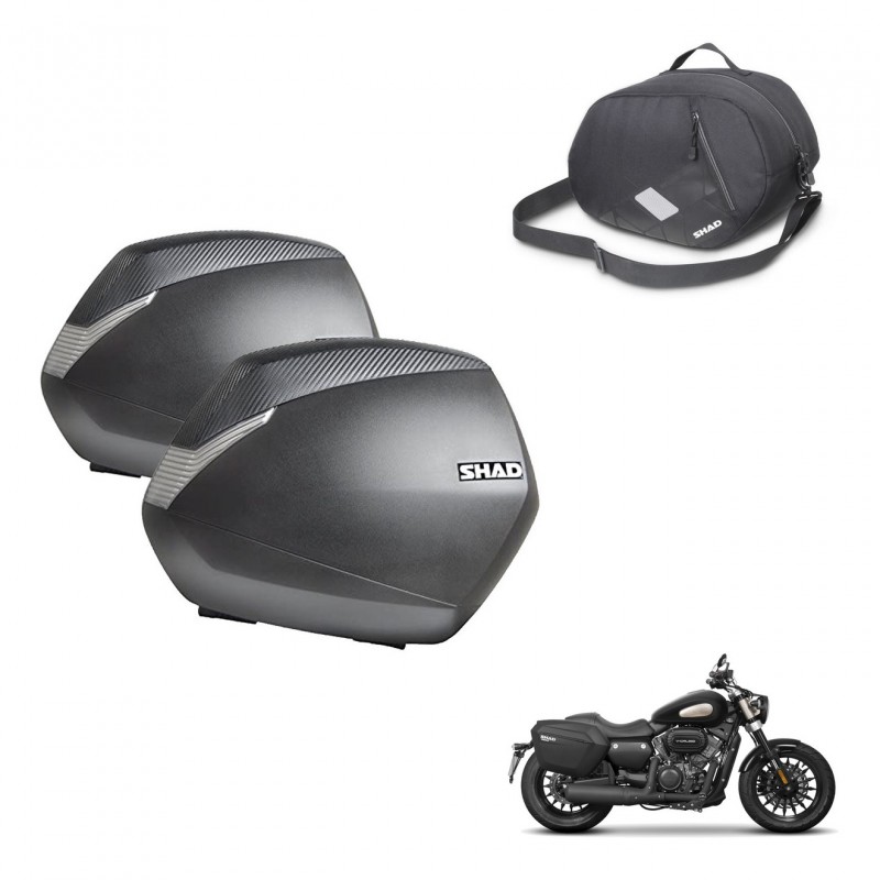 SHAD Maletas SH36 + herraje 3P bolsa interna KIT-434795