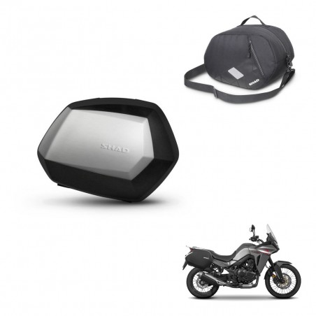 SHAD Maletas SH35 PREMIUM + herraje 3P bolsa interna KIT-434870