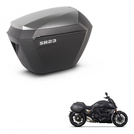 SHAD SH23 alu suitcases + 3P hardware KIT-434883