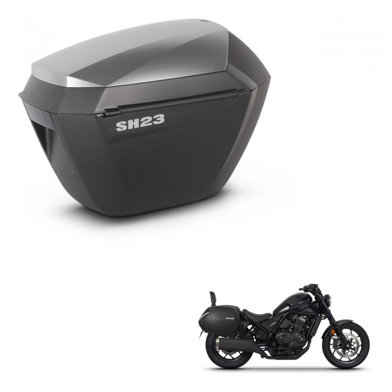 SHAD Maletas sh23 alu + herraje 3P KIT-434889