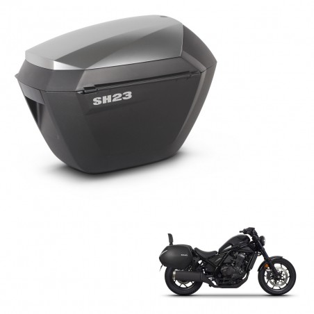 SHAD Maletas sh23 alu + herraje 3P KIT-434889