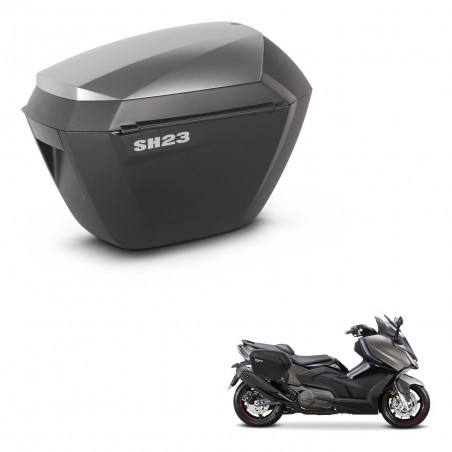 SHAD Maletas sh23 alu + herraje 3P KIT-434900