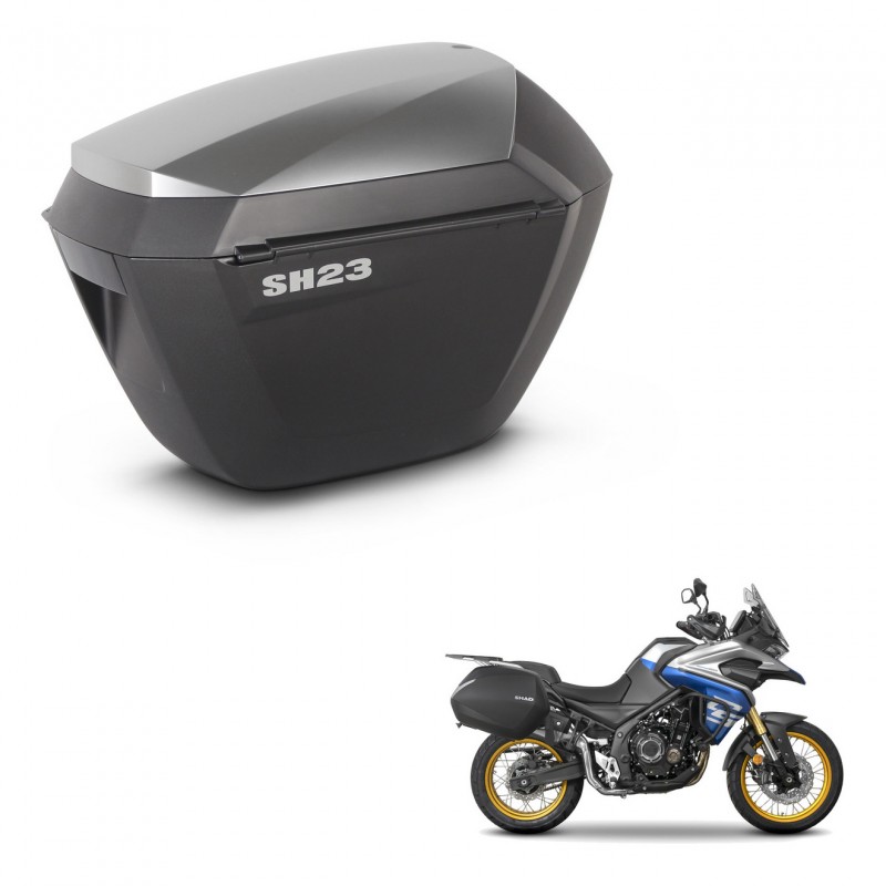 SHAD SH23 alu suitcases + 3P hardware KIT-434903