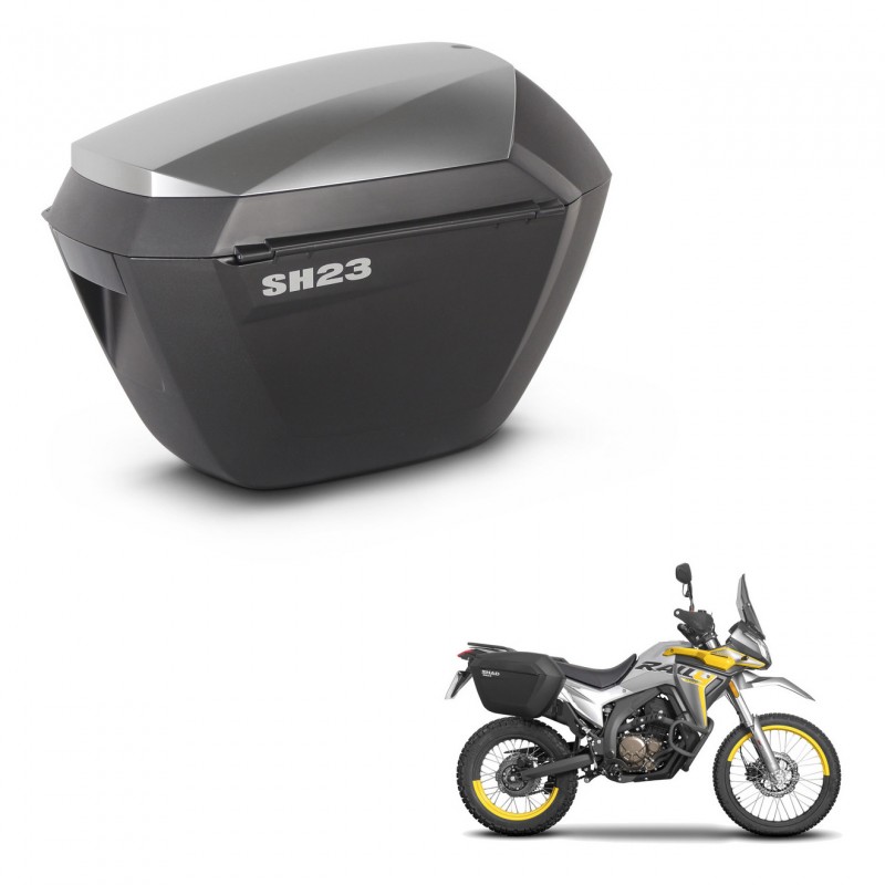 SHAD Maletas sh23 alu + herraje 3P KIT-434904