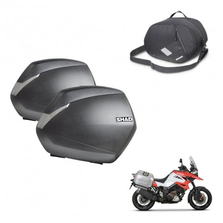 SHAD SH36 suitcases + 4P hardware internal bag KIT-434929