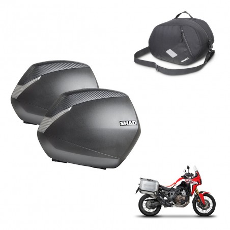 SHAD SH36 suitcases + 4P hardware internal bag KIT-434931