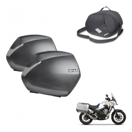 SHAD SH36 suitcases + 4P hardware internal bag KIT-434933