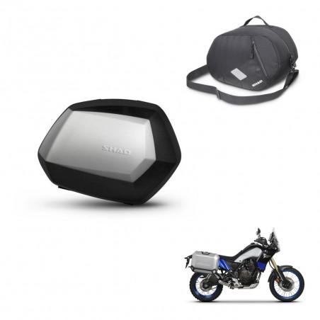 SHAD Maletas SH35 PREMIUM + herraje 4P bolsa interna KIT-435063