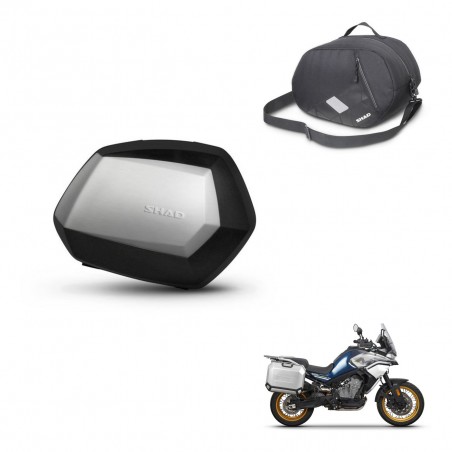 SHAD SH35 PREMIUM suitcases + 4P hardware internal bag KIT-435135