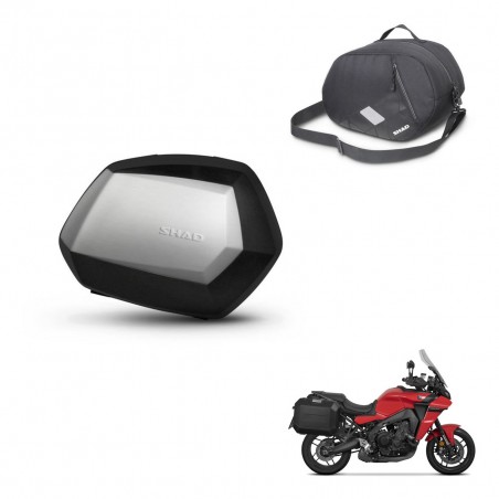 SHAD SH35 PREMIUM suitcases + 4P hardware internal bag KIT-435149