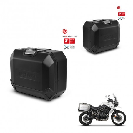 SHAD Side cases + 4p hardware TR36L TERRA BLACK EDITION (1U) KIT-435378