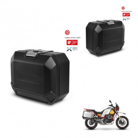 SHAD Side cases + 4p hardware TR36L TERRA BLACK EDITION (1U) KIT-435381
