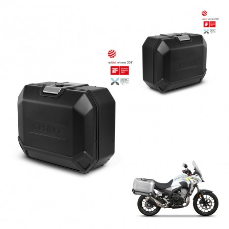 SHAD Side cases + 4p hardware TR36L TERRA BLACK EDITION (1U) KIT-435389