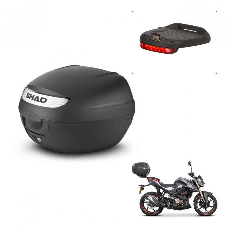 SHAD SH26 trunk + mounting bracket brake light KIT-435465