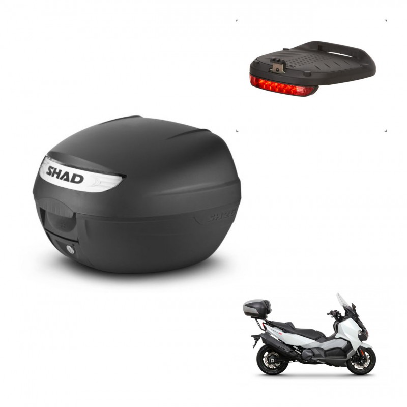 SHAD SH26 trunk + mounting bracket brake light KIT-435657