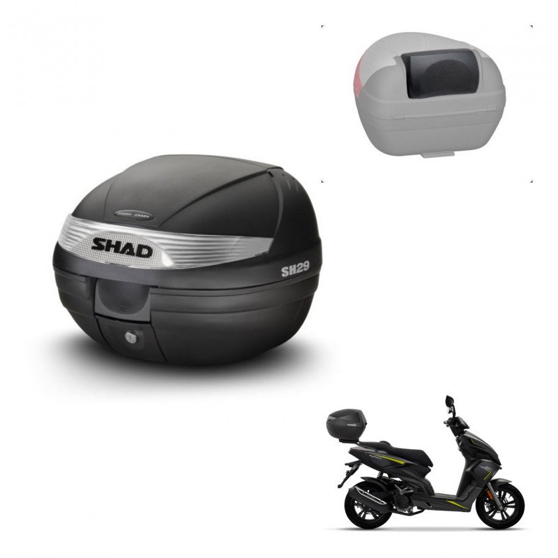 SHAD Trunk SH29 + mounting bracket backrest KIT-435812