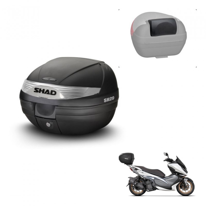 SHAD Baul SH29 + soporte montaje respaldo KIT-435820