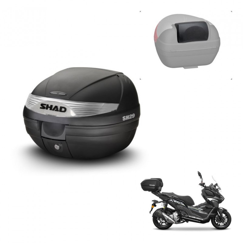 SHAD Trunk SH29 + mounting bracket backrest KIT-435836