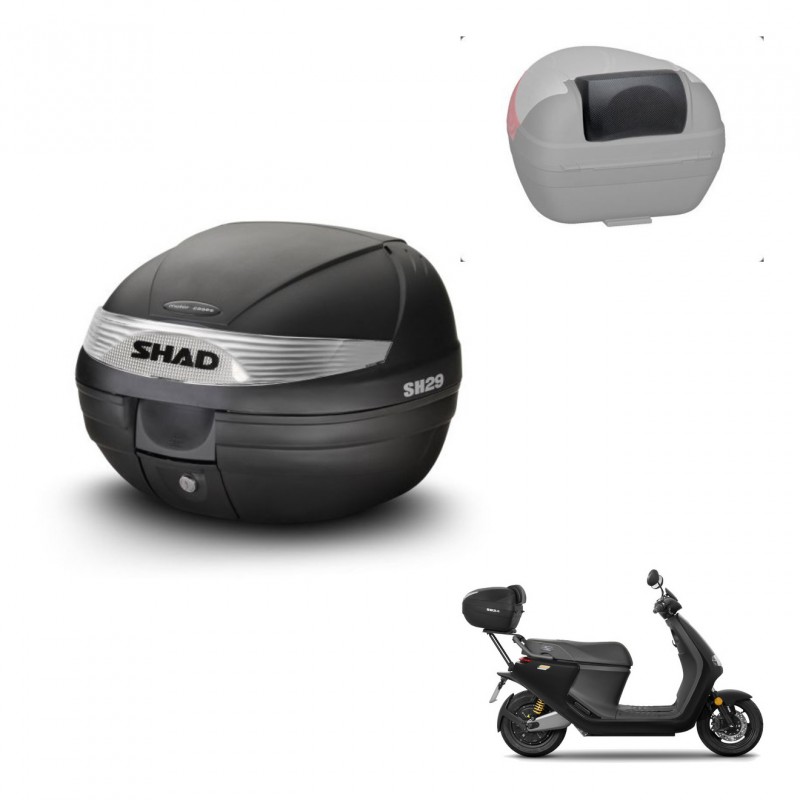 SHAD Baul SH29 + soporte montaje respaldo KIT-435856