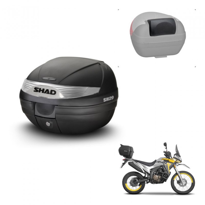 SHAD Trunk SH29 + mounting bracket backrest KIT-435872
