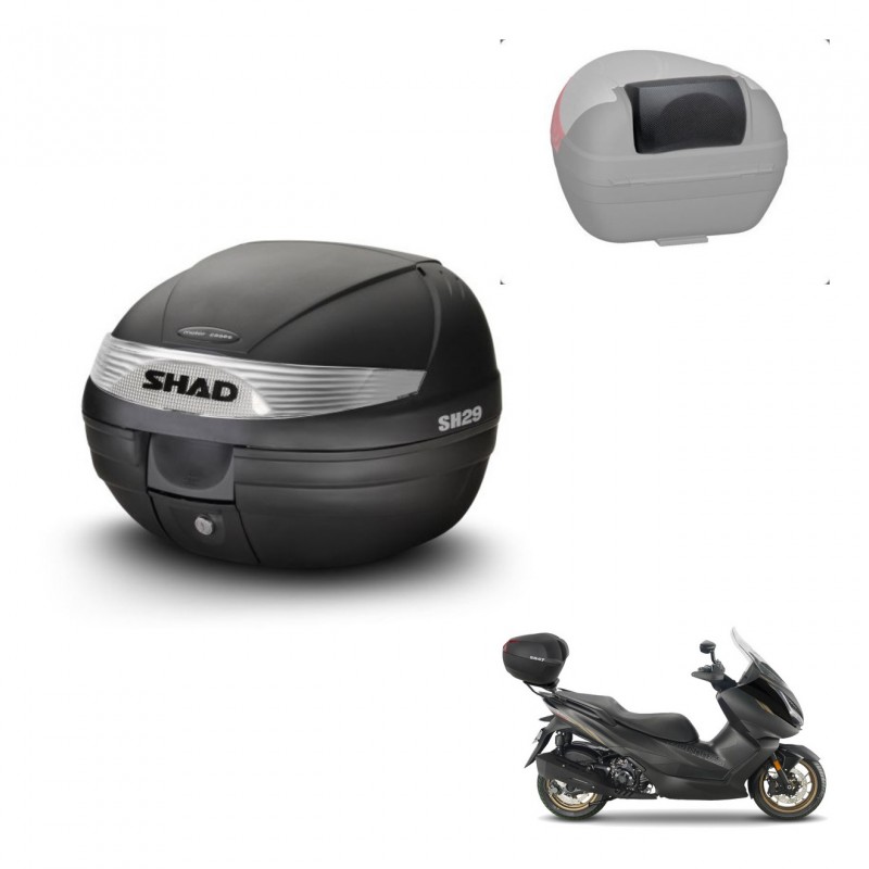 SHAD Trunk SH29 + mounting bracket backrest KIT-435880
