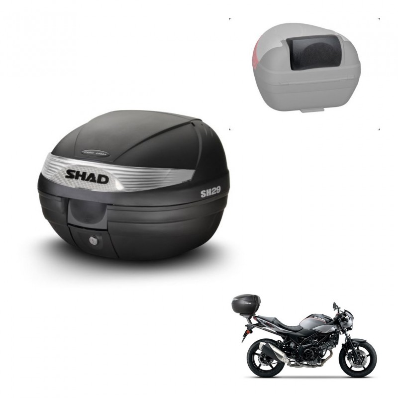 SHAD Baul SH29 + soporte montaje respaldo KIT-435928