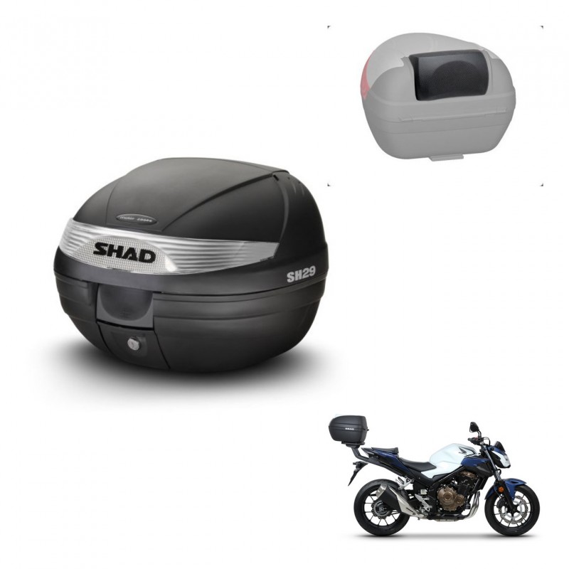 SHAD Baul SH29 + soporte montaje respaldo KIT-435944