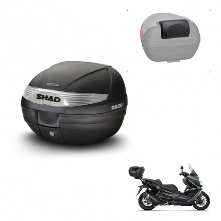 SHAD Trunk SH29 + mounting bracket backrest KIT-435980