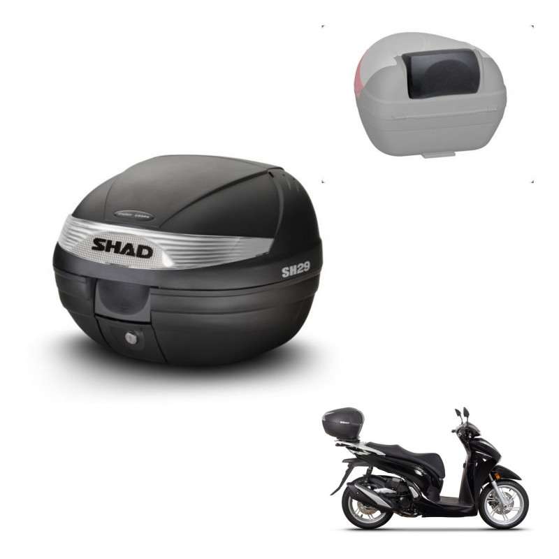 SHAD Trunk SH29 + mounting bracket backrest KIT-436028