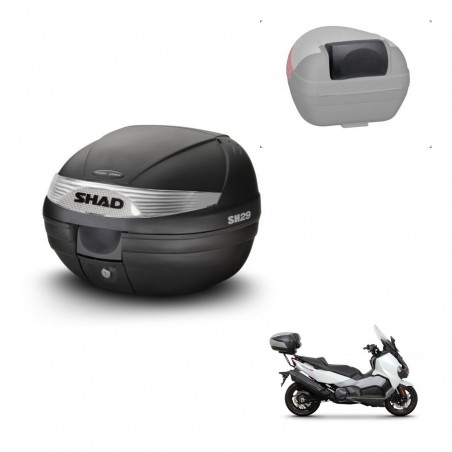 SHAD Trunk SH29 + mounting bracket backrest KIT-436056