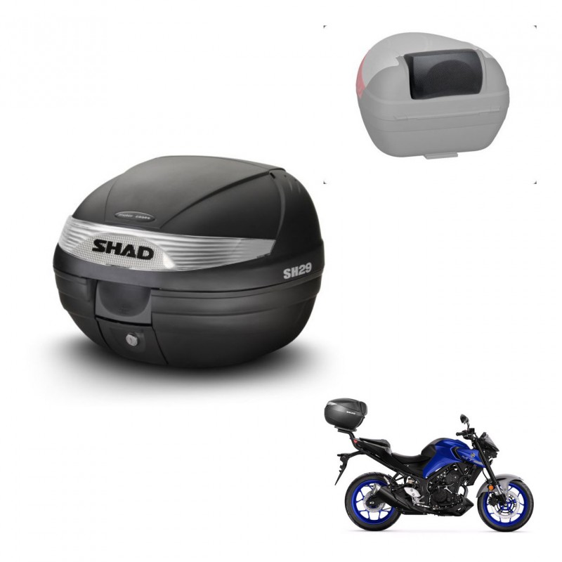 SHAD Baul SH29 + soporte montaje respaldo KIT-436076