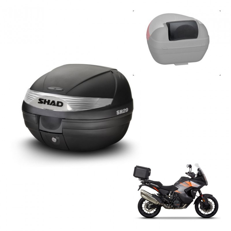 SHAD Baul SH29 + soporte montaje respaldo KIT-436100