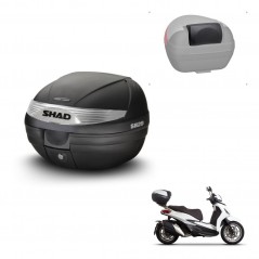 SHAD Trunk SH29 + mounting bracket backrest KIT-436104
