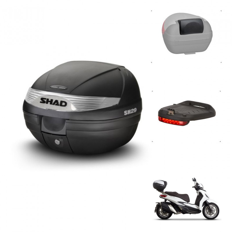 SHAD Baul SH29 + soporte montaje accesorios KIT-436105
