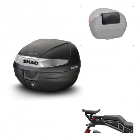 SHAD Baul SH29 + soporte montaje respaldo KIT-436120