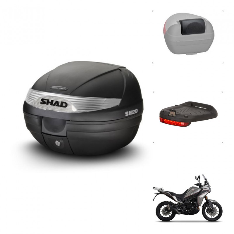 SHAD Baul SH29 + soporte montaje accesorios KIT-436125