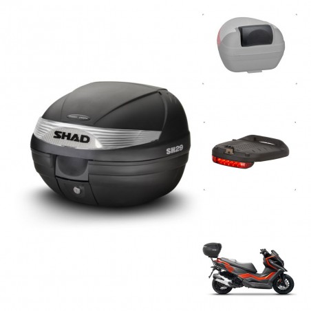 SHAD Baul SH29 + soporte montaje accesorios KIT-436133