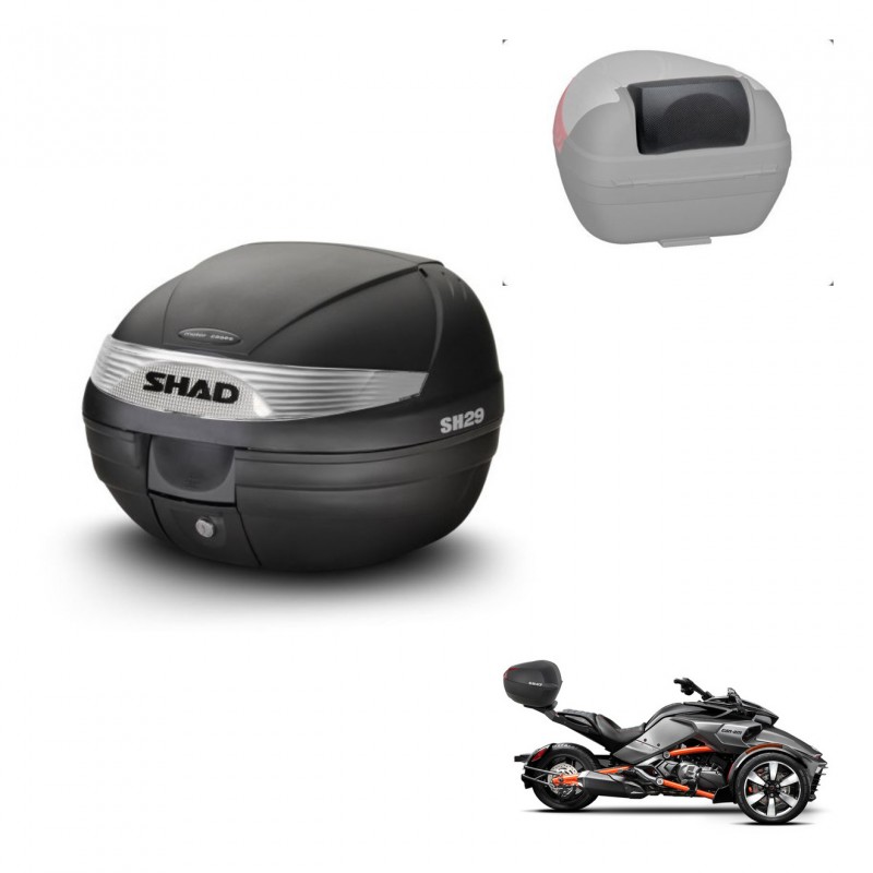 SHAD Baul SH29 + soporte montaje respaldo KIT-436188