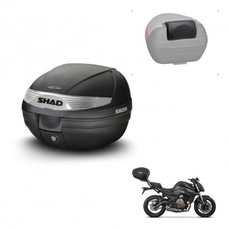 SHAD Trunk SH29 + mounting bracket backrest KIT-436196