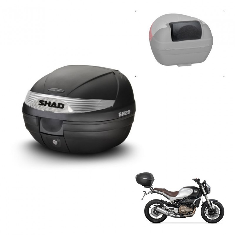 SHAD Trunk SH29 + mounting bracket backrest KIT-436200