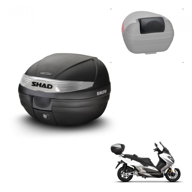 SHAD Trunk SH29 + mounting bracket backrest KIT-436224