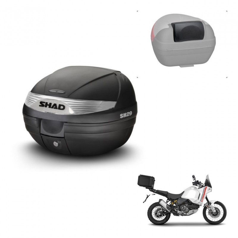 SHAD Baul SH29 + soporte montaje respaldo KIT-436236