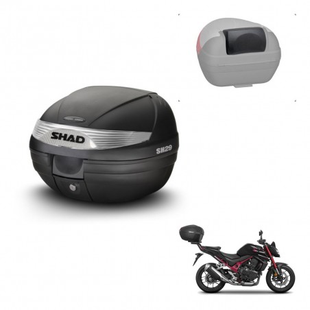 SHAD Baul SH29 + soporte montaje respaldo KIT-436240