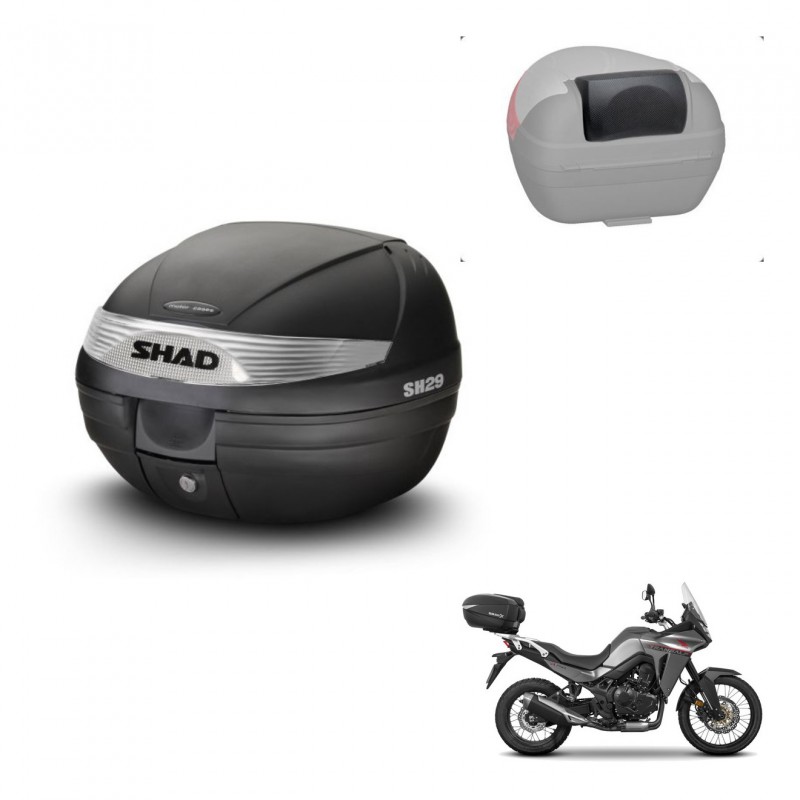 SHAD Trunk SH29 + mounting bracket backrest KIT-436244
