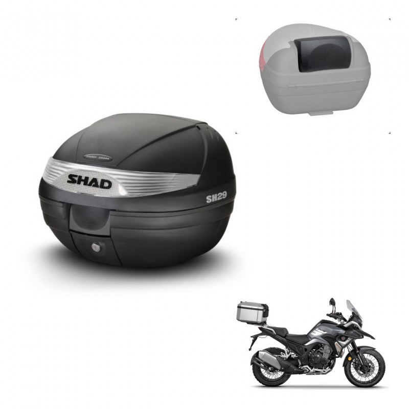 SHAD Trunk SH29 + mounting bracket backrest KIT-436252