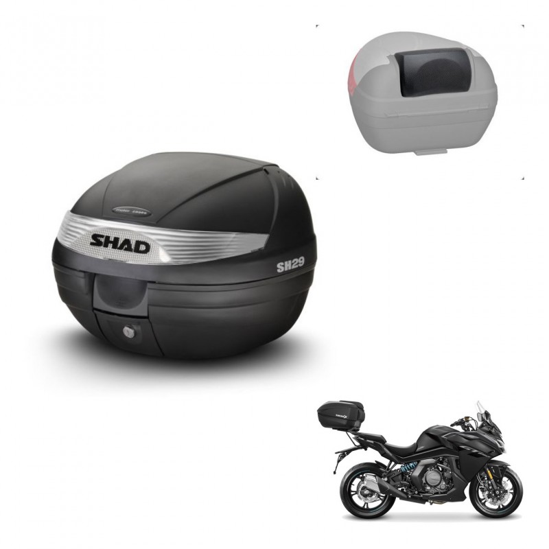 SHAD Trunk SH29 + mounting bracket backrest KIT-436288