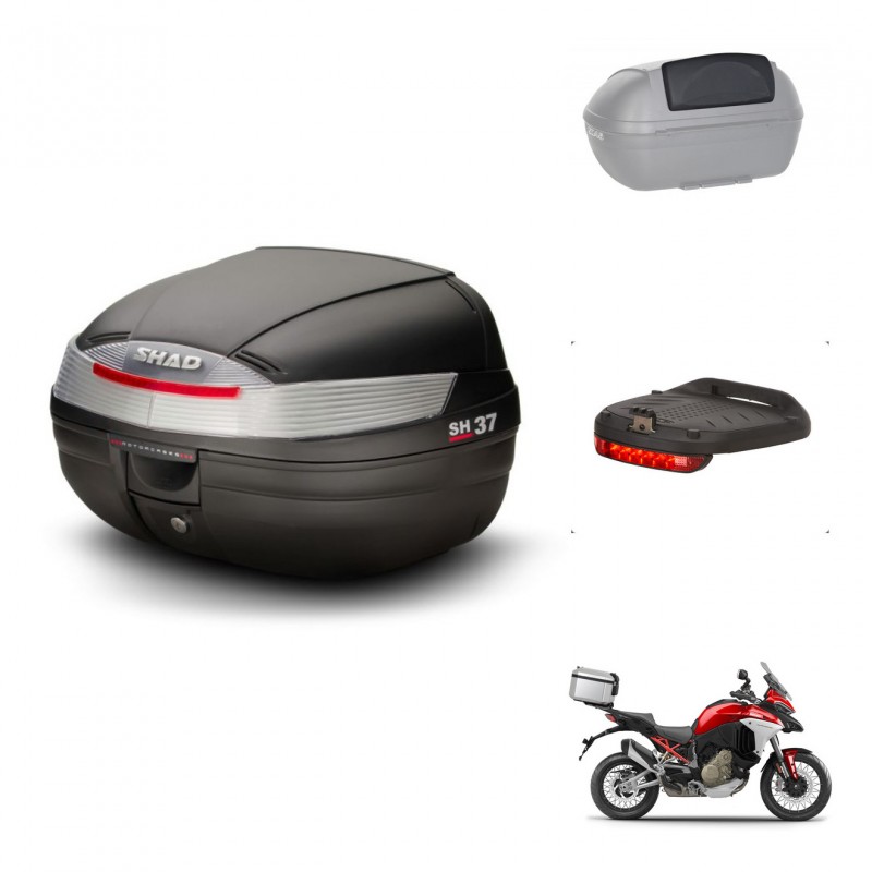 SHAD Baul SH37 + soporte montaje accesorios KIT-436725