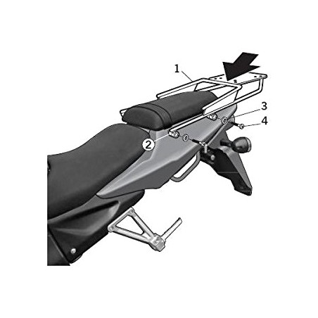 SHAD Fijación Top Master para anclajes, soportes y fijaciones de maletas baúl en motos D0RD16ST