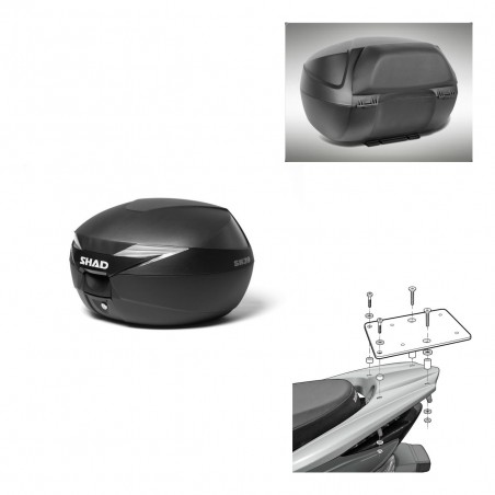 SHAD Baul SH39 + soporte montaje respaldo KIT-436971